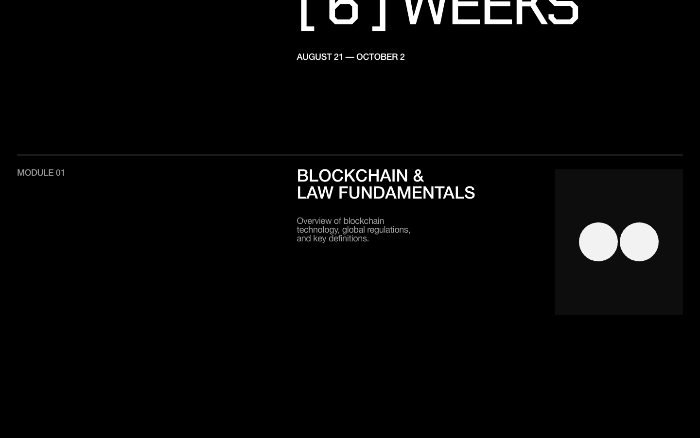 Original screenshot of blockacadeemy.framer.website