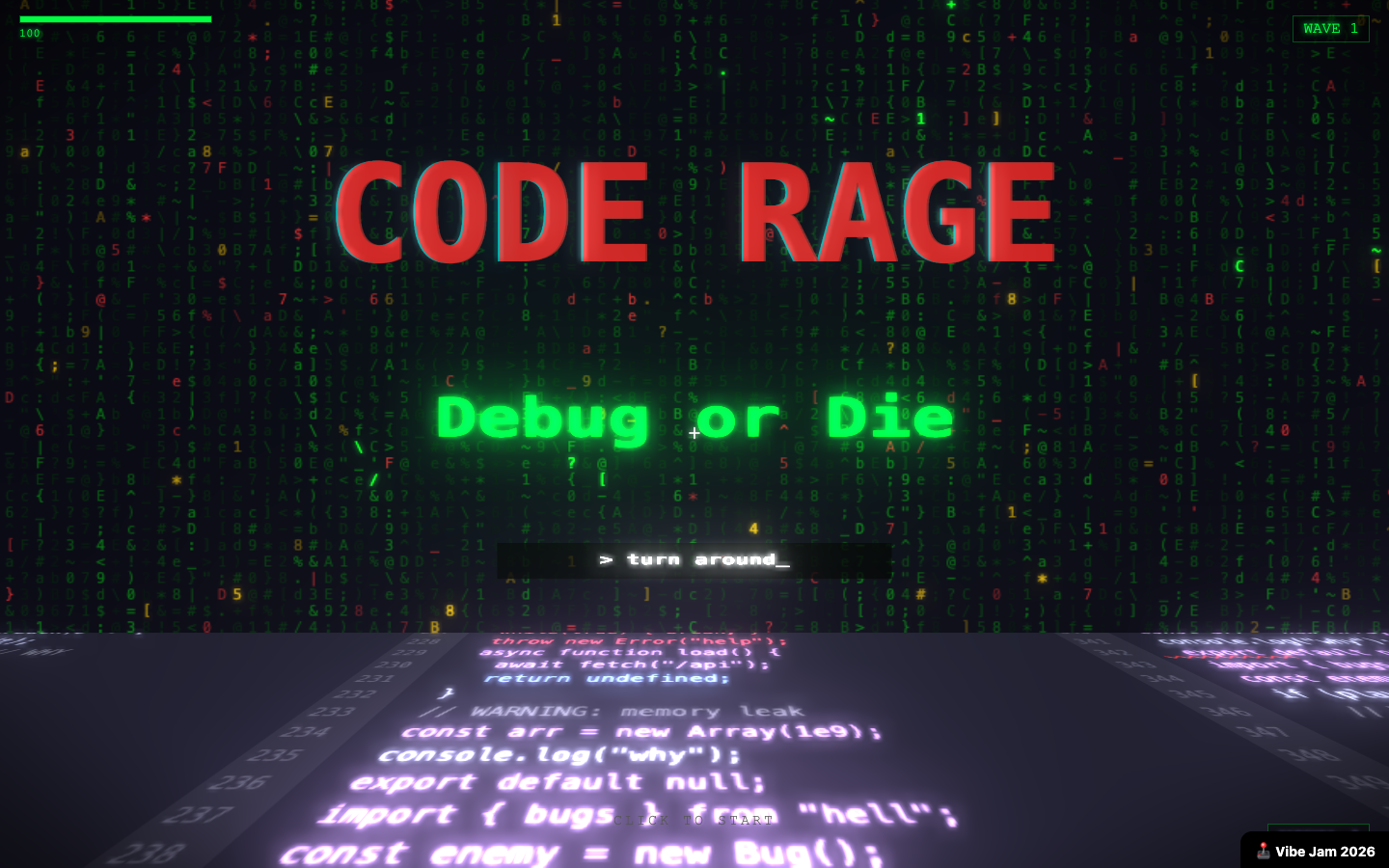 Yanked clone of CODE RAGE
