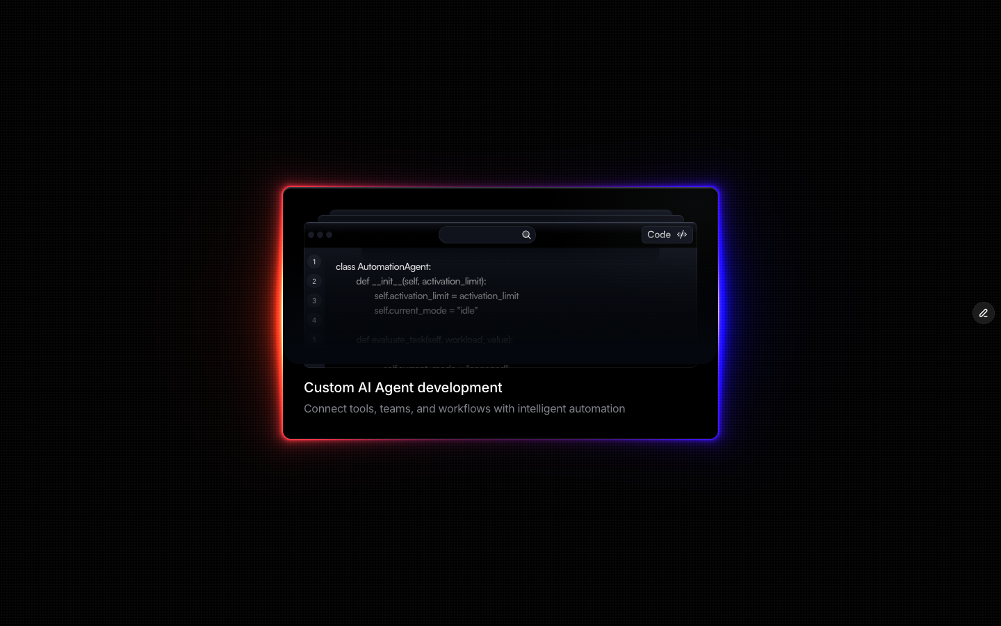 Original screenshot of Liquid Glow Frame